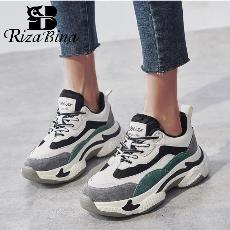 RIZABINA Women Flats Boots Winter Casual Lace Up Mixed Color Sneakers Keep Warm Fur Height Increasing Shoes Women Size 35-39
RIZABINA Women Flats Boots Winter Casual Lace Up Mixed Color Sneakers Keep Warm Fur Height Increasing Shoes Women Size 35-39