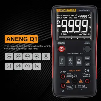 Multi Function Multimeter Q1 Instrumentation Durable Digital Multimeter Digital Voltmeter ABS Outdoor Test Kit Home Household
Multi Function Multimeter Q1 Instrumentation Durable Digital Multimeter Digital Voltmeter ABS Outdoor Test Kit Home Household