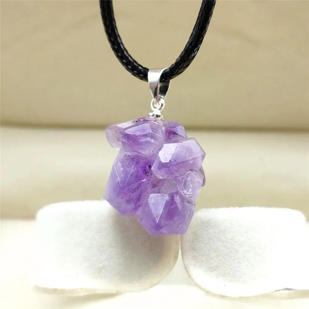 Newly Natural Lavender Amethyst Quartz Purple Raw Material Crystal Pendant Fashion 22x18mm Healing Stone AAAA
Newly Natural Lavender Amethyst Quartz Purple Raw Material Crystal Pendant Fashion 22x18mm Healing Stone AAAA