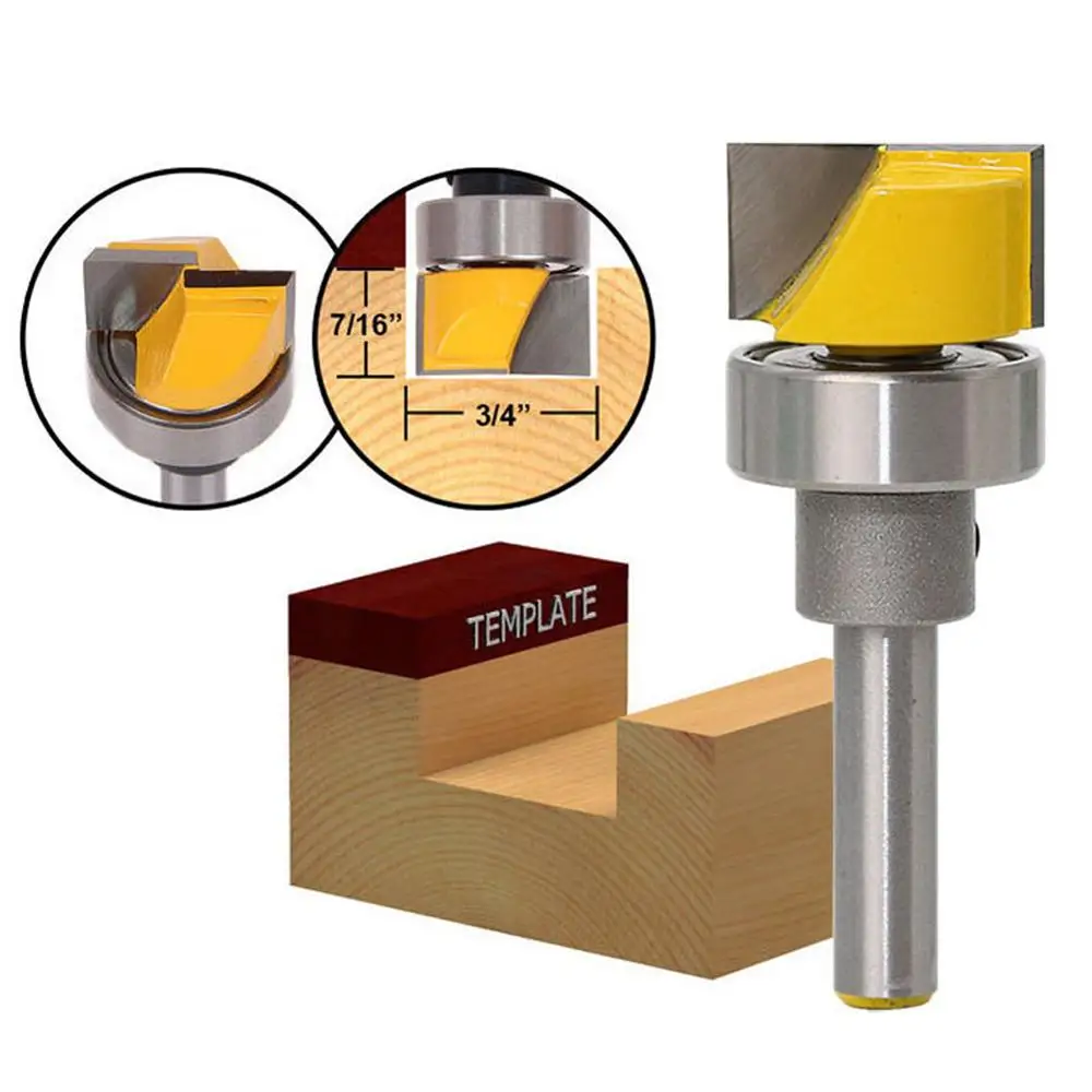 1Pcs 1/4*3/4*11 Hinge Mortise Template Router Bit Woodworking Milling Cutter Wood
1Pcs 1/4*3/4*11 Hinge Mortise Template Router Bit Woodworking Milling Cutter Wood