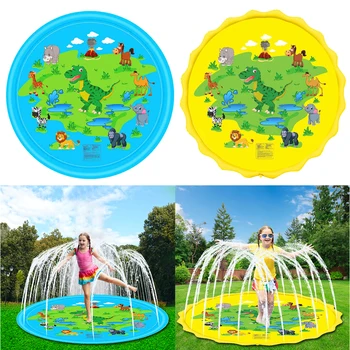 67 inch Sprinkler Play Mat Interaction Time Toddler Water Pad Dinosaur Wading Pool Children Outdoor Fun Water Toys
67 inch Sprinkler Play Mat Interaction Time Toddler Water Pad Dinosaur Wading Pool Children Outdoor Fun Water Toys
