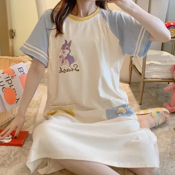 Pregnant Women Nightgown Female Summer Large Size Loose Thin Pregnancy Pure Cotton Short Sleeve Postpartum Breast-Feeding Confin
Pregnant Women Nightgown Female Summer Large Size Loose Thin Pregnancy Pure Cotton Short Sleeve Postpartum Breast-Feeding Confin