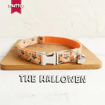 10pcs/lot MUTTCO wholesale unique handmade pet collar for small cat THE HALLOWEN flexible kitten 2 sizes UCC059
10pcs/lot MUTTCO wholesale unique handmade pet collar for small cat THE HALLOWEN flexible kitten 2 sizes UCC059