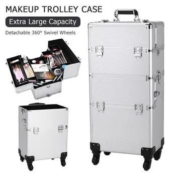 Stylish and elegant 3 in 1 Aluminum Cosmetic Makeup Case Tattoo Box Silver Newly-designed Cosmetic Case
Stylish and elegant 3 in 1 Aluminum Cosmetic Makeup Case Tattoo Box Silver Newly-designed Cosmetic Case