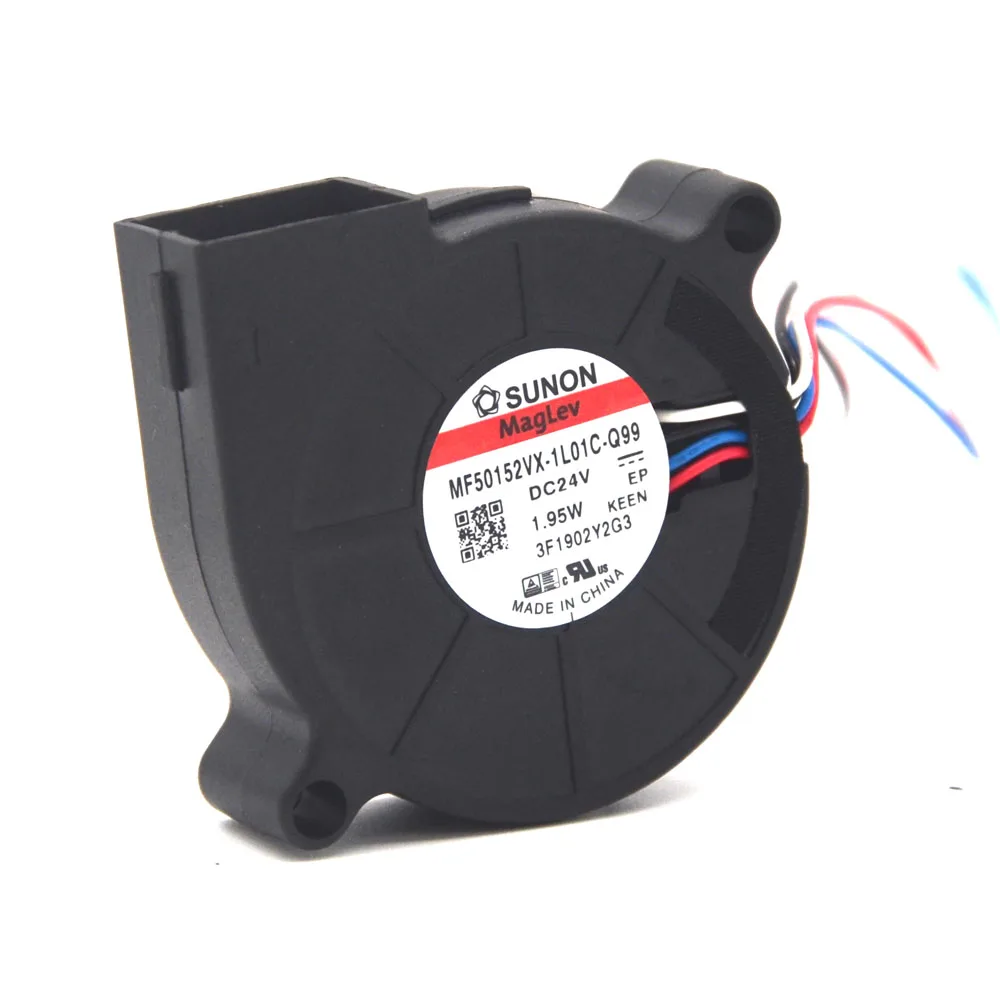 Sunon MF50152VX-1L01C-Q99 MF50152VX-1L01C-s99 5015 DC 24v 1.95W PWM blower 6000RPM 4.8CFM 4wire lead Cooling fan
Sunon MF50152VX-1L01C-Q99 MF50152VX-1L01C-s99 5015 DC 24v 1.95W PWM blower 6000RPM 4.8CFM 4wire lead Cooling fan