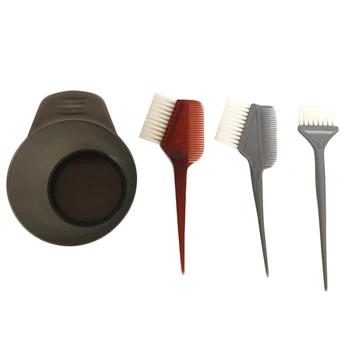 4pcs Tint Tool Barber Home DIY Coloring Styling Salon Portable Accessories PP Lightweight With Comb Brush Hair Dye Bowl Kit
4pcs Tint Tool Barber Home DIY Coloring Styling Salon Portable Accessories PP Lightweight With Comb Brush Hair Dye Bowl Kit