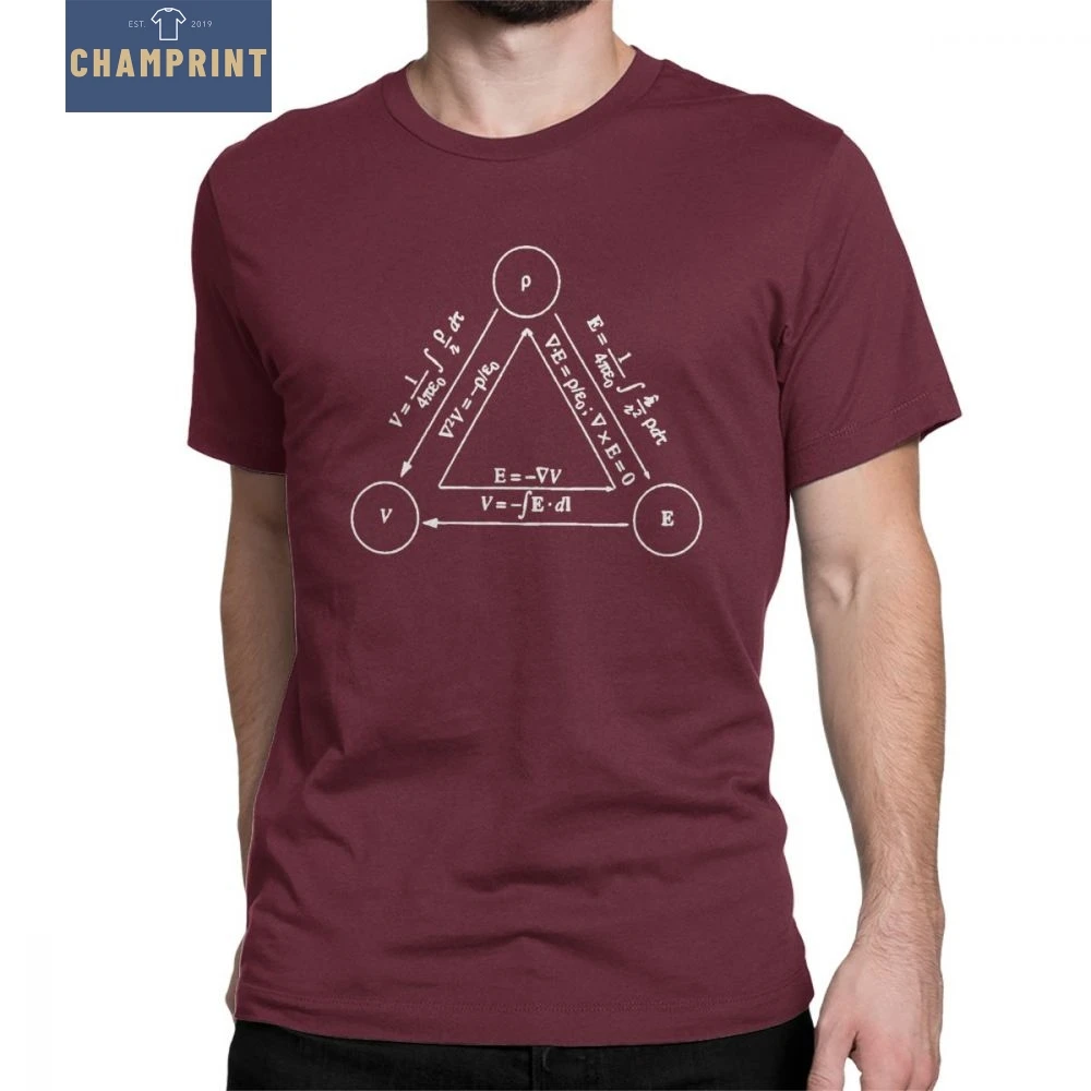 Electrostatics T-Shirts for Men Science Physics Geek Mathematics Equation Nerd Humor Cotton Tees Short Sleeve T Shirts Gift Idea
Electrostatics T-Shirts for Men Science Physics Geek Mathematics Equation Nerd Humor Cotton Tees Short Sleeve T Shirts Gift Idea