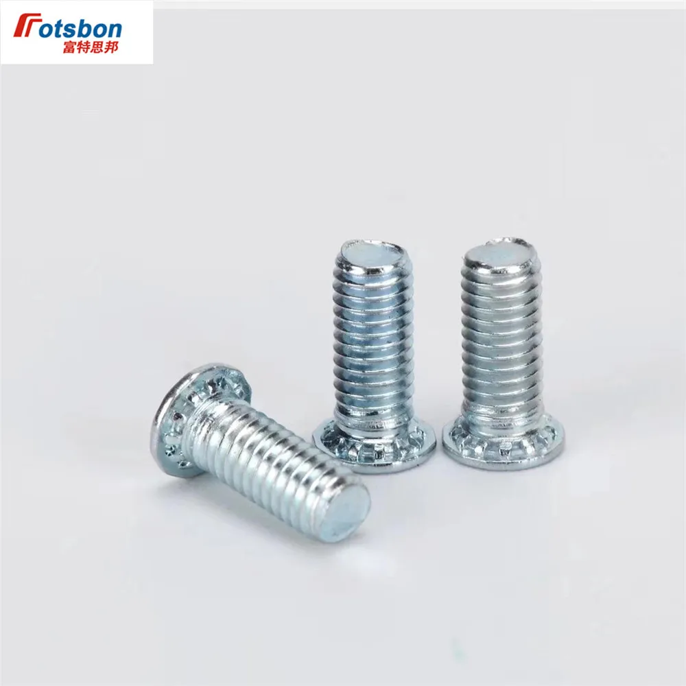 FH-M3-8ZI Self-clinching Threaded Studs Flush Head Blind Rivet Protruding Stud Studs and Pins for Sheet Metal PEM Fasteners Vis
FH-M3-8ZI Self-clinching Threaded Studs Flush Head Blind Rivet Protruding Stud Studs and Pins for Sheet Metal PEM Fasteners Vis