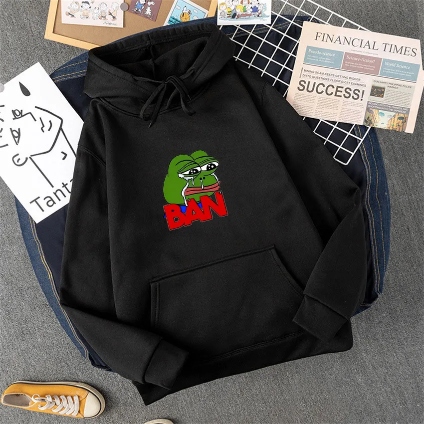 Feels Good Man Hoodie Ban Man Women Anime Sweatshirt Pepe The Frog Streetwear Oversize Casual Clothes Hip Hop Clothing Harajuku
Feels Good Man Hoodie Ban Man Women Anime Sweatshirt Pepe The Frog Streetwear Oversize Casual Clothes Hip Hop Clothing Harajuku