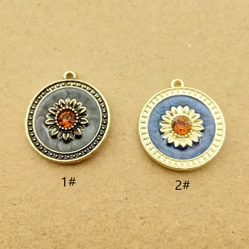 10pcs 20x22mm round crystal flower charm for jewelry making and crafting fashion earring pendant bracelet necklace charms
10pcs 20x22mm round crystal flower charm for jewelry making and crafting fashion earring pendant bracelet necklace charms