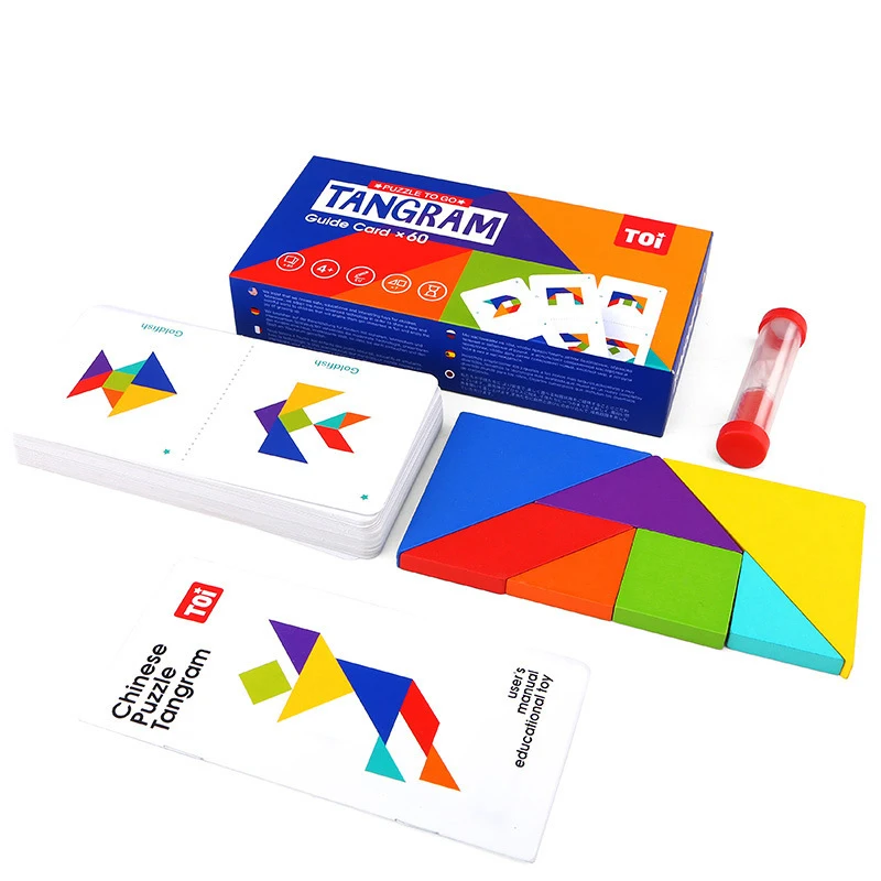 Colorful Tangram For Children Wooden Jigsaw Puzzle Intelligence Imagination Logic Game Toy IQ Brain Toys Timeable Jigsaw Puzzle
Colorful Tangram For Children Wooden Jigsaw Puzzle Intelligence Imagination Logic Game Toy IQ Brain Toys Timeable Jigsaw Puzzle