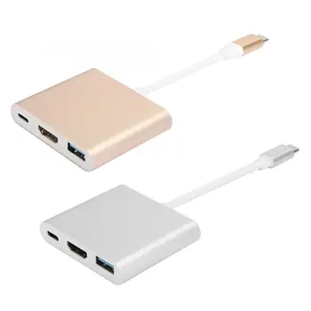 Type-C to HDMI Converter Adapter 3 in 1 Portable Multifunctional with Metal Shell Hot Sale
Type-C to HDMI Converter Adapter 3 in 1 Portable Multifunctional with Metal Shell Hot Sale