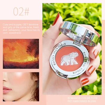 Cute Animals Embossed Blush Baked Cheek Face Blusher Soft Girl Blush Makeup Matte Texture Face Base Mineral Blusher Makeup TSLM2 
Cute Animals Embossed Blush Baked Cheek Face Blusher Soft Girl Blush Makeup Matte Texture Face Base Mineral Blusher Makeup TSLM2