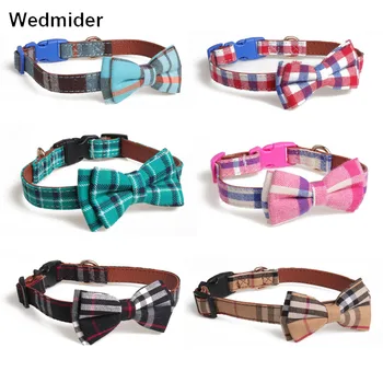 2020 Plaid Cat Collar with Bow Tie Bell Breakaway Quick Release Collars for Cats Puppies Kitten Accessories
2020 Plaid Cat Collar with Bow Tie Bell Breakaway Quick Release Collars for Cats Puppies Kitten Accessories