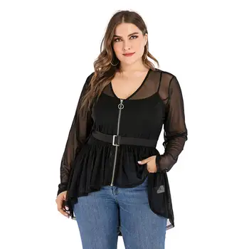 SUNGIFT 2019 news Fashion Large Size Black Short Women Top Deep V Style Includ Belt Elegent Leisure Clothing
SUNGIFT 2019 news Fashion Large Size Black Short Women Top Deep V Style Includ Belt Elegent Leisure Clothing