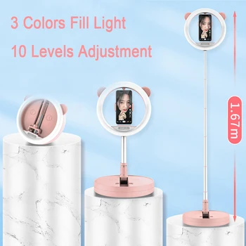 LED Selfie Ring Light Foldable Dimmable Fill Light Live Broadcast LED Ring Photography Light For Android IOS
LED Selfie Ring Light Foldable Dimmable Fill Light Live Broadcast LED Ring Photography Light For Android IOS