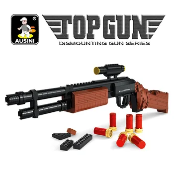Ausini 22804 527pcs Gun Model Assembled Toy Gun M870 Shotguns Building Blocks Gun Weapon Educational Military toys For Children
Ausini 22804 527pcs Gun Model Assembled Toy Gun M870 Shotguns Building Blocks Gun Weapon Educational Military toys For Children