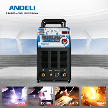 ANDELI TIG-250PAC Digital Square Wave AC/DC TIG-250PAC Pulse TIG Welding Machine with Aluminum Alloy TIG Welder
ANDELI TIG-250PAC Digital Square Wave AC/DC TIG-250PAC Pulse TIG Welding Machine with Aluminum Alloy TIG Welder