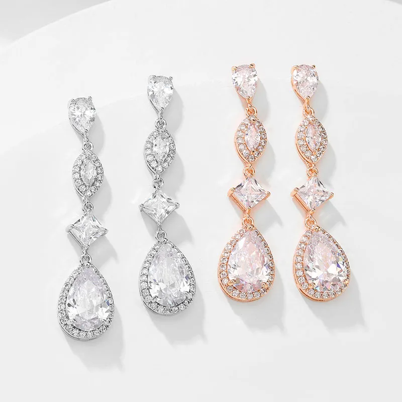Floralbride Fashion Jewelry Bijoux Anti-allergic Cubic Zirconia Pearls Earrings Charm Drop Earrings Bridal Women Dangle Earrings
Floralbride Fashion Jewelry Bijoux Anti-allergic Cubic Zirconia Pearls Earrings Charm Drop Earrings Bridal Women Dangle Earrings