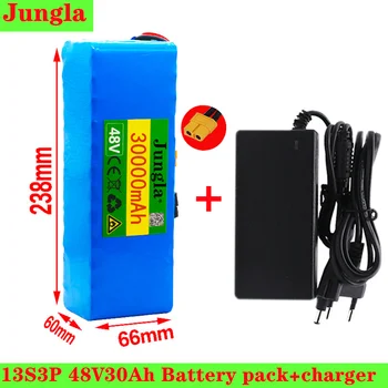 48v batteria agli ioni di litio 48v 30Ah 1000w 13S3P Batteria Pack Per 54.6v E-bici Motorino bicicletta Elettrica BMS + charger 
48v batteria agli ioni di litio 48v 30Ah 1000w 13S3P Batteria Pack Per 54.6v E-bici Motorino bicicletta Elettrica BMS + charger
