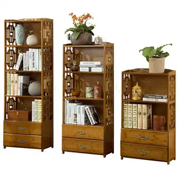Chinese Drawer Bookcase Simple Modern Combination Bookshelf Living Room Storage Rack Solid Wood Floor Storage Rack Simple
Chinese Drawer Bookcase Simple Modern Combination Bookshelf Living Room Storage Rack Solid Wood Floor Storage Rack Simple