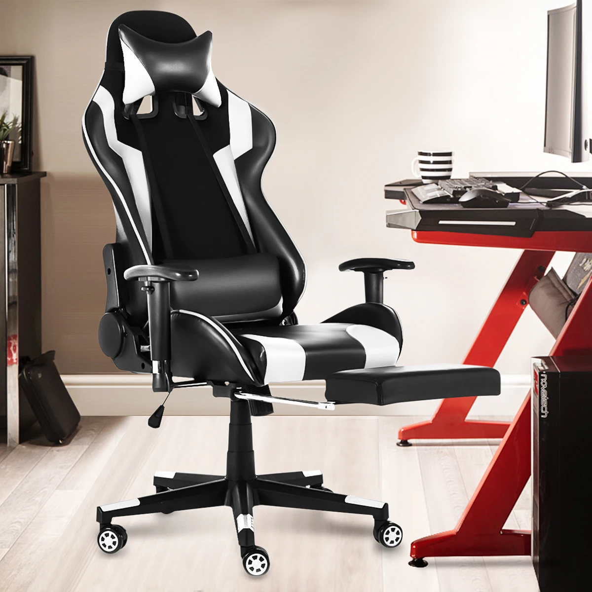WCG Gaming Chair Computer Armchair Home Swivel Office Chair Lying Household Lifting Adjustable Desk Chair Racing Gamer Chair WCG Gaming Chair Computer Armchair Home Swivel Office Chair Lying Household Lifting Adjustable Desk Chair Racing Gamer Chair