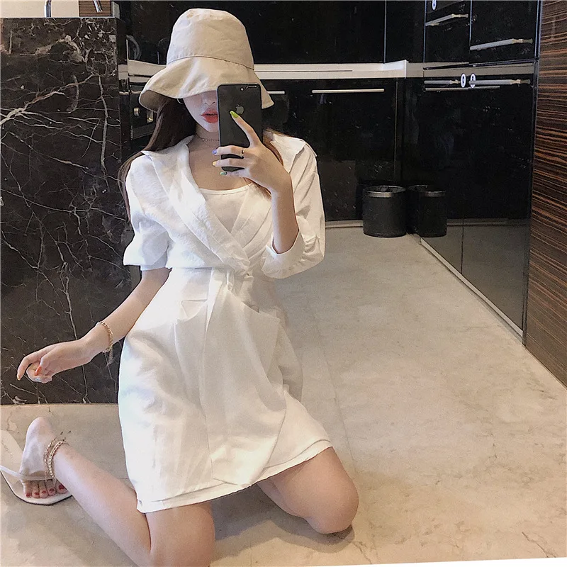 Photo Shoot 2019 WOMEN'S Dress Summer Solid Color Elegant Non-mainstream Waist Hugging Dress (with Strapped Dress)
Photo Shoot 2019 WOMEN'S Dress Summer Solid Color Elegant Non-mainstream Waist Hugging Dress (with Strapped Dress)