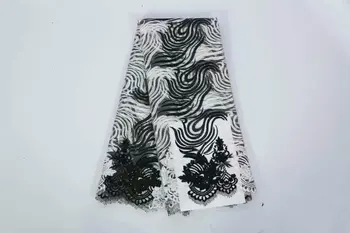 latest high-quality African lace fabric black and white French mesh embroidered tulle lace fabric Nigerian wedding dress
latest high-quality African lace fabric black and white French mesh embroidered tulle lace fabric Nigerian wedding dress
