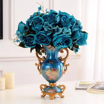 EUROPEAN RESIN VASE+ARTIFICIAL FLOWER SET DECOR HOME LIVINGROOM MODEL ROOM FURNISHINGS DECORATION CRAFTS HOTEL OFFICE FIGURINES
EUROPEAN RESIN VASE+ARTIFICIAL FLOWER SET DECOR HOME LIVINGROOM MODEL ROOM FURNISHINGS DECORATION CRAFTS HOTEL OFFICE FIGURINES