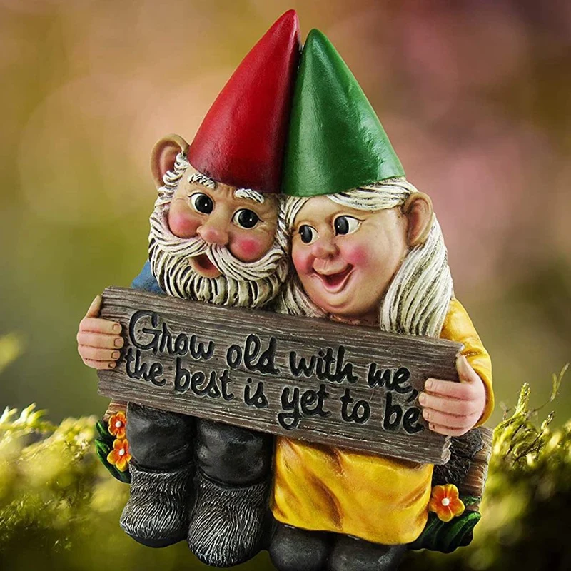 MLGB Garden Gnome Statues Resin Art Desktop Decoration Gnome Couple Outdoor Sculpture Home Decor Ornaments Gifts
MLGB Garden Gnome Statues Resin Art Desktop Decoration Gnome Couple Outdoor Sculpture Home Decor Ornaments Gifts