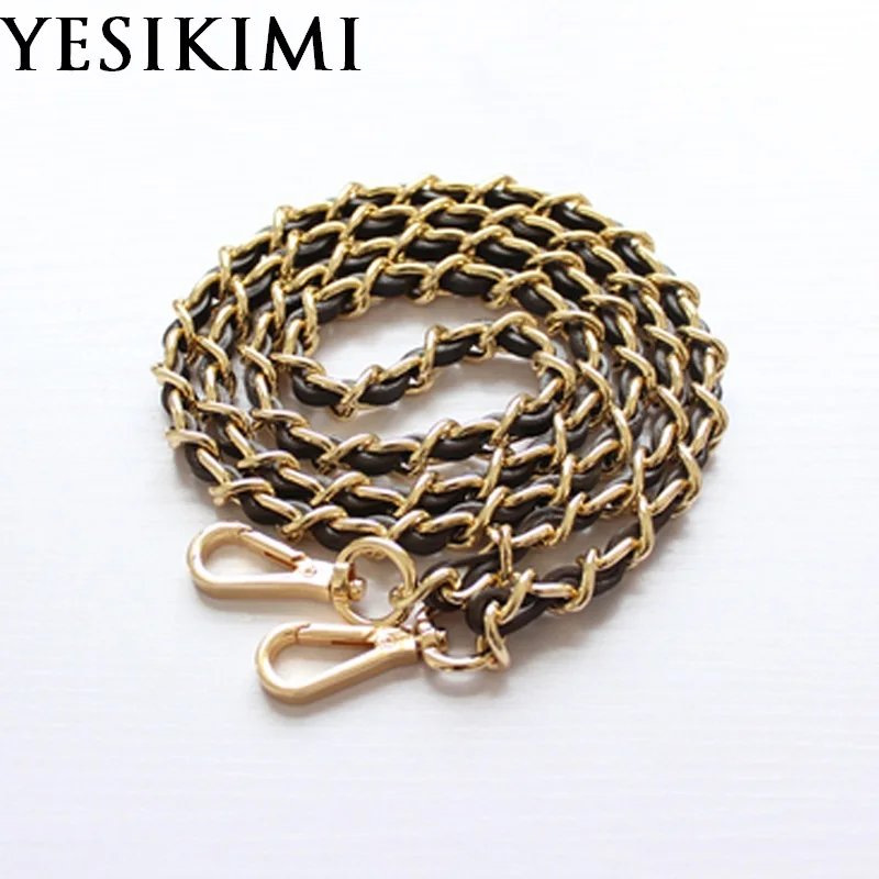 60/120CM Length Replacement Bag Strap Real Leather Silver Gold Chain Crossbody Strap Luxury
60/120CM Length Replacement Bag Strap Real Leather Silver Gold Chain Crossbody Strap Luxury