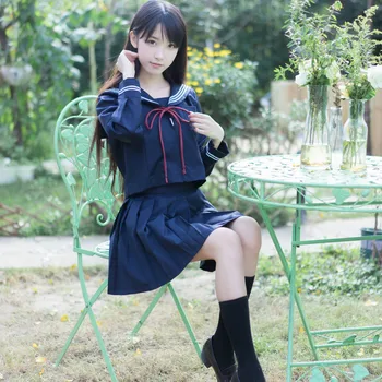 Japanese School Girl Cosplay Sailor Suits Japanese Class Uniforms Japan/Korean School Uniforms Anime Costumes Navy Sailor Suit
Japanese School Girl Cosplay Sailor Suits Japanese Class Uniforms Japan/Korean School Uniforms Anime Costumes Navy Sailor Suit