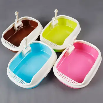 Pet Cats Sand Pot Pet Small Toilet with Shovel Anti-leakage Flexible Side Cover Easy Cleaning Kitty Litter Box Pet Supplies AXIR
Pet Cats Sand Pot Pet Small Toilet with Shovel Anti-leakage Flexible Side Cover Easy Cleaning Kitty Litter Box Pet Supplies AXIR