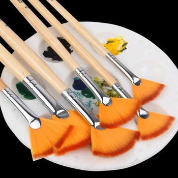 6pcs High Quality Fan Shape Painting Brush Pen Oil Painting Watercolor Supplies Professional Art Supplies
6pcs High Quality Fan Shape Painting Brush Pen Oil Painting Watercolor Supplies Professional Art Supplies