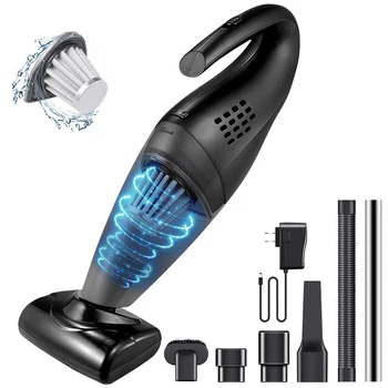 Handheld Vacuum Cordless Rechargeable, Portable Hand Vacuum Cleaner with Washable Stainless Steel Filter, Quick Charge, Mini Han 
Handheld Vacuum Cordless Rechargeable, Portable Hand Vacuum Cleaner with Washable Stainless Steel Filter, Quick Charge, Mini Han