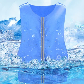 Summer Cooling Vest Heat Resistant Blue Working Men Icy Cooling Vest Running Adjustable PVA Outdoor Sport Vest Ice
Summer Cooling Vest Heat Resistant Blue Working Men Icy Cooling Vest Running Adjustable PVA Outdoor Sport Vest Ice