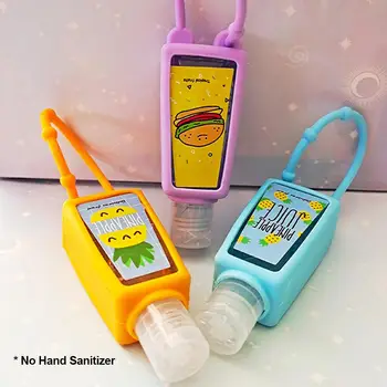 30ml Silicone Cartoon Hand Sanitizer Bottle Protective Cover Leak Proof Protection Empty Cover Case For Children Portable Bottle
30ml Silicone Cartoon Hand Sanitizer Bottle Protective Cover Leak Proof Protection Empty Cover Case For Children Portable Bottle