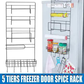 5 Layer Iron Refrigerator Shelf Fridge Side Rack Sidewall Holder Kitchen Supplies Organizer Hanging Hook Folding Fridge Storager
5 Layer Iron Refrigerator Shelf Fridge Side Rack Sidewall Holder Kitchen Supplies Organizer Hanging Hook Folding Fridge Storager