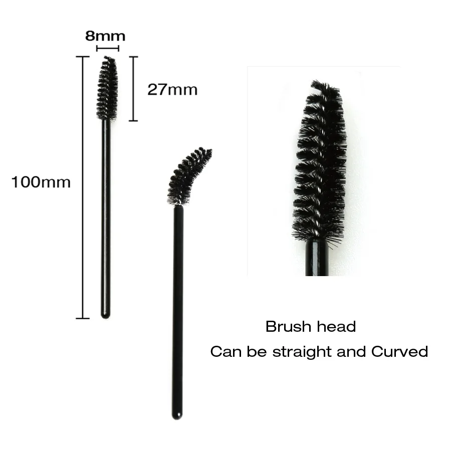 50/100pcs Disposable Eyelash Brush Mascara Wands Crystal Eyebrow Makeup Brush Eyelash Extension Tool Optional Storage Box 50/100pcs Disposable Eyelash Brush Mascara Wands Crystal Eyebrow Makeup Brush Eyelash Extension Tool Optional Storage Box