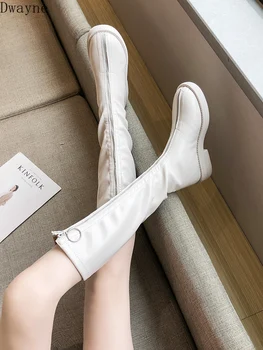 2019 autumn and winter new wild boots female front zipper was thin net red long boots British wind knight boots tide
2019 autumn and winter new wild boots female front zipper was thin net red long boots British wind knight boots tide
