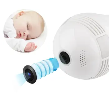 360 Degree Overall View 960P Wifi Camera Motion Detection Light Bulb Shape Mini Security IP Camera Security Camera
360 Degree Overall View 960P Wifi Camera Motion Detection Light Bulb Shape Mini Security IP Camera Security Camera