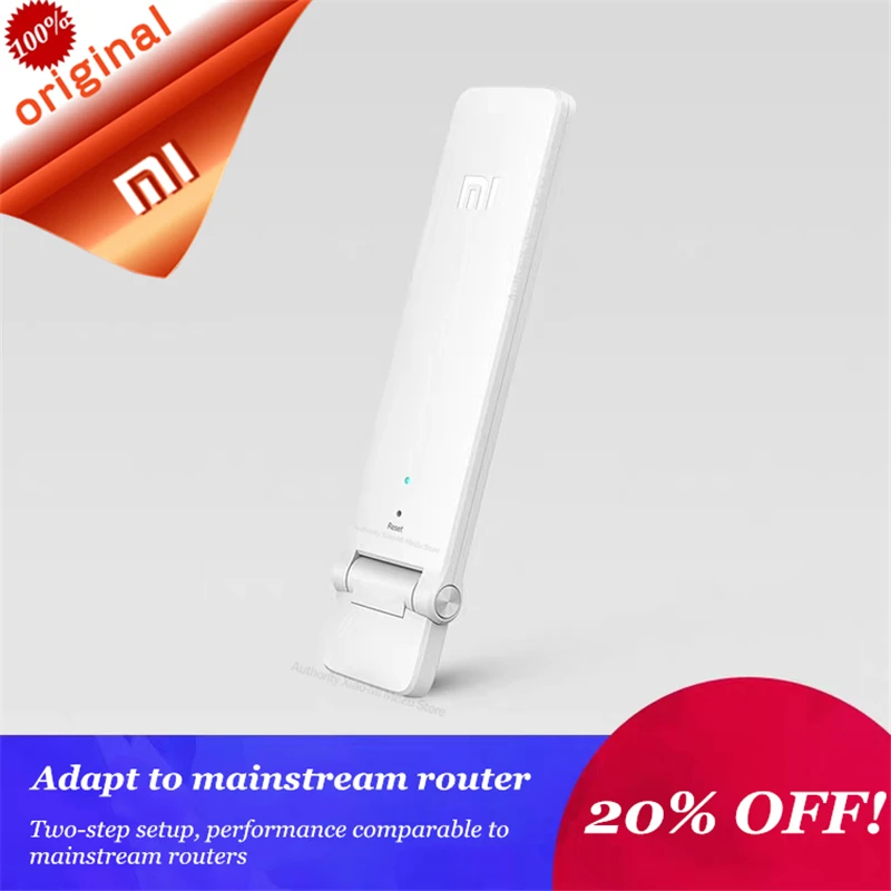 Xiaomi WIFI Repeater 2 Amplifier Extender 2 Universal Wi-Fi Extender Repitidor Antenna Wireless WIFI Extende Signal Amplifier
Xiaomi WIFI Repeater 2 Amplifier Extender 2 Universal Wi-Fi Extender Repitidor Antenna Wireless WIFI Extende Signal Amplifier