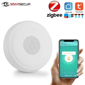 Tuya Zigbee Smart Home Water Leak Sensor Wireless Flooding Detector Leakage Detection Water Level Overflow Alert APP Control
Tuya Zigbee Smart Home Water Leak Sensor Wireless Flooding Detector Leakage Detection Water Level Overflow Alert APP Control
