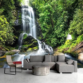 Green Forest Waterfall Custom 3D Wall Murals Wallpaper Living Room Bedroom Sofa TV Background Natural Landscape Photo Wall Paper
Green Forest Waterfall Custom 3D Wall Murals Wallpaper Living Room Bedroom Sofa TV Background Natural Landscape Photo Wall Paper
