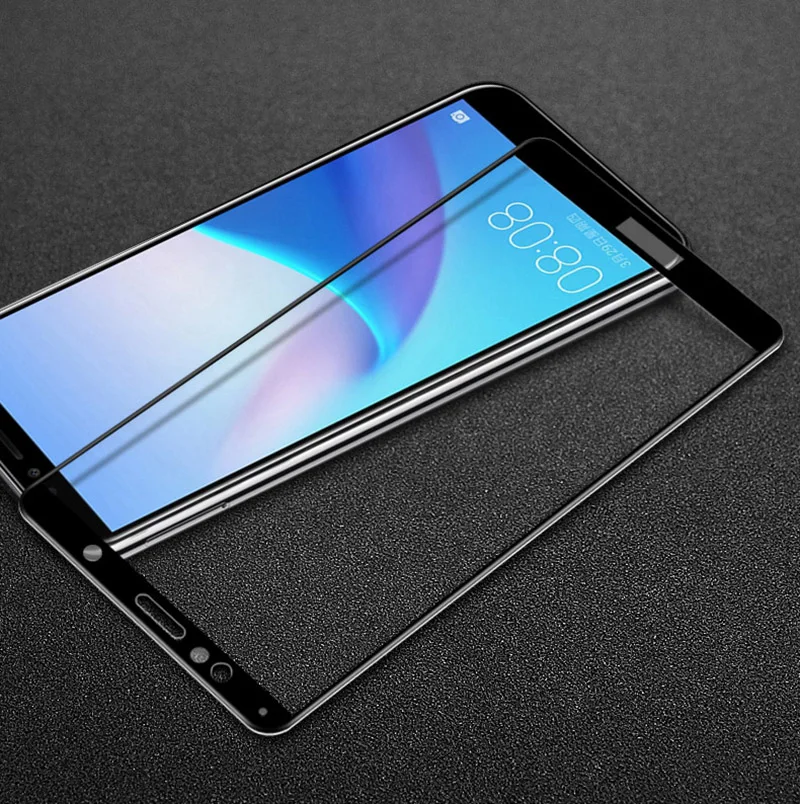 9H HD закаленное стекло с полным покрытием для Huawei Honor 7A 7C Pro зеркальная фотопленка