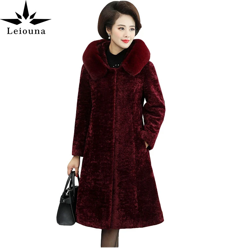 Leiouna Long Plus Size Fur New Fashion 2020 Women's Warm Sheep Autumn Parka Shearing Hooded Coat Winter Woolen Overcoat Womens
Leiouna Long Plus Size Fur New Fashion 2020 Women's Warm Sheep Autumn Parka Shearing Hooded Coat Winter Woolen Overcoat Womens