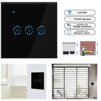 WiFi Electrical Touch led remote curtains Switch APP Voice Control by Alexa Echo AC110 to 250V for Mechanical Limit Blinds Motor
WiFi Electrical Touch led remote curtains Switch APP Voice Control by Alexa Echo AC110 to 250V for Mechanical Limit Blinds Motor