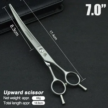 7" Pet Dogs Gromming Scissors Cutting Shears Sharp Edge Animals Cat Up Curved Scissors Upward Barbers Cutting Tools High Quality
7" Pet Dogs Gromming Scissors Cutting Shears Sharp Edge Animals Cat Up Curved Scissors Upward Barbers Cutting Tools High Quality