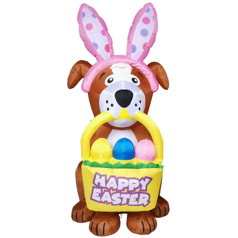 1m Christmas Inflatables Dog with Bunny Headband Blow Up Yard Decoration for Easter Party Clearance with LED Lights Outdoor Toys
1m Christmas Inflatables Dog with Bunny Headband Blow Up Yard Decoration for Easter Party Clearance with LED Lights Outdoor Toys