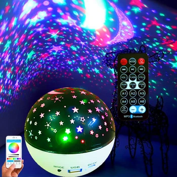 Starry Sky Night Light Projector Bluetooth Music Projection Laser LED Colorful USB Gypsophila Ambient Lights Speaker Light
Starry Sky Night Light Projector Bluetooth Music Projection Laser LED Colorful USB Gypsophila Ambient Lights Speaker Light